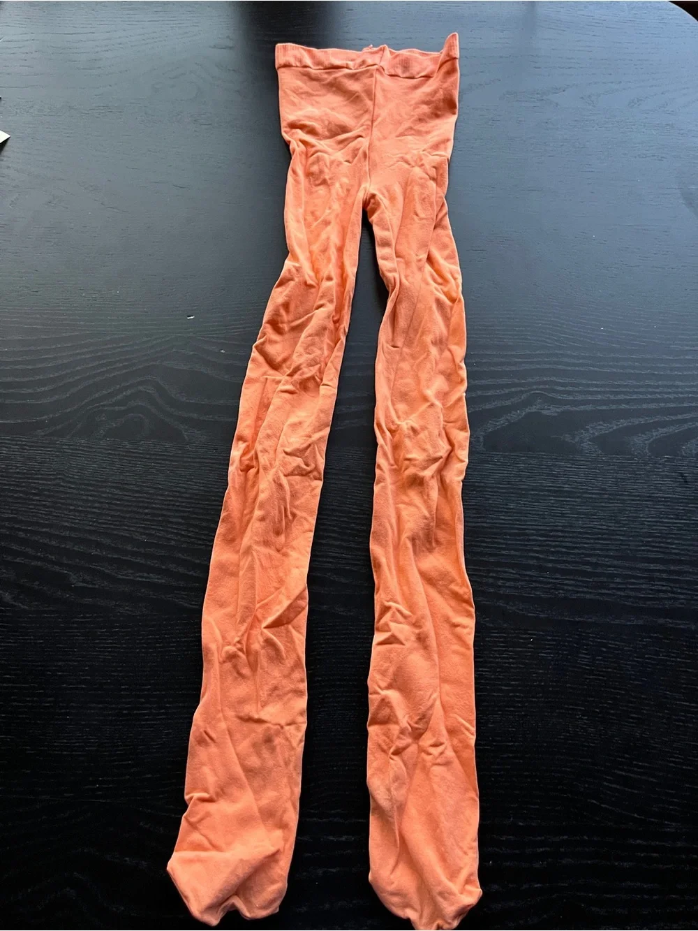 Target Orange Girls Tights Size 12-14 Nylon Spandex Blend